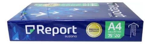 Papel Sulfite Premium A4 75g 500 Folhas Report Cor Branco Imagem de Papel Sulfite Premium A4 75g 500 Folhas Report Cor Branco