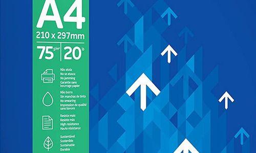 Papel Sulfite Premium A4 75g 500 Folhas Report Cor Branco Imagem de Papel Sulfite Premium A4 75g 500 Folhas Report Cor Branco