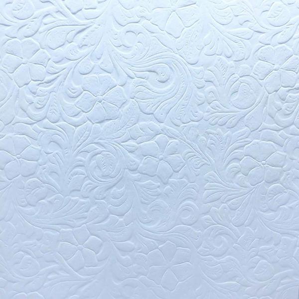 Imagem de Papel Textura Branco Floral Ref 2026