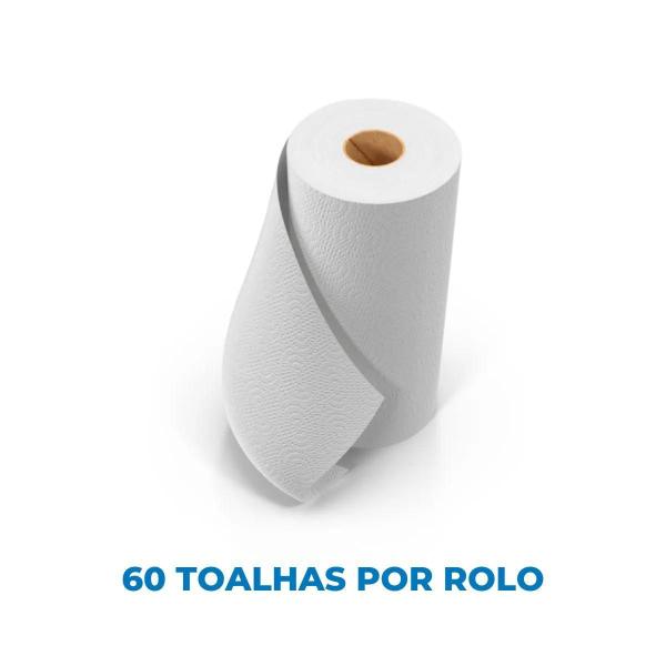 Imagem de Papel Toalha Cozinha Folha Simples Snob com 2 Rolos