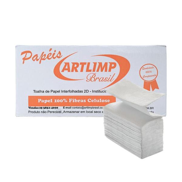Papel Toalha Interfolha 100% Celulose 4.800 Folhas Artlimp Imagem de Papel Toalha Interfolha 100% Celulose 4.800 Folhas Artlimp