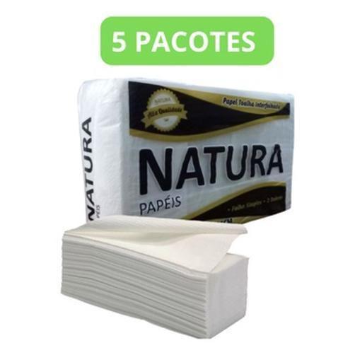 Imagem de Papel Toalha Interfolha 100% Celulose Natura