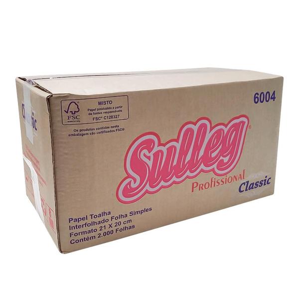 Papel Toalha Interfolha 2.000 Folhas Profissional Sulleg Imagem de Papel Toalha Interfolha 2.000 Folhas Profissional Sulleg