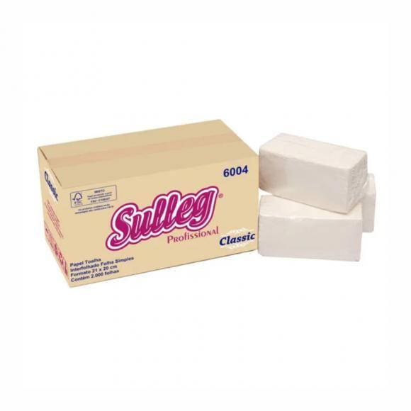 Papel Toalha Interfolha 2.000 Folhas Profissional Sulleg Imagem de Papel Toalha Interfolha 2.000 Folhas Profissional Sulleg