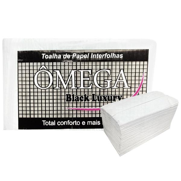 Imagem de Papel Toalha Interfolha 22X21Cm 600G Pc - Omega Black