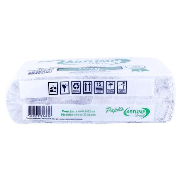 Papel Toalha Interfolha Luxo 1.000 Folhas Artlimp Imagem de Papel Toalha Interfolha Luxo 1.000 Folhas Artlimp