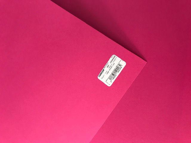 Imagem de Papel vivaldi 185g Canson rosa escuro 50X65cm
