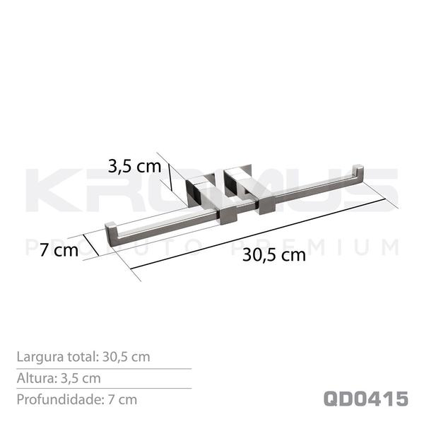 Imagem de Papeleira Dupla - Kromus QD0415