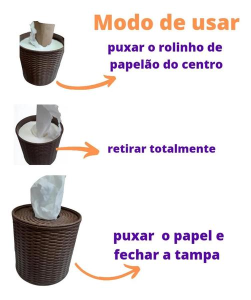 Imagem de Papeleira Porta Rolo Higiênico Produto Prático