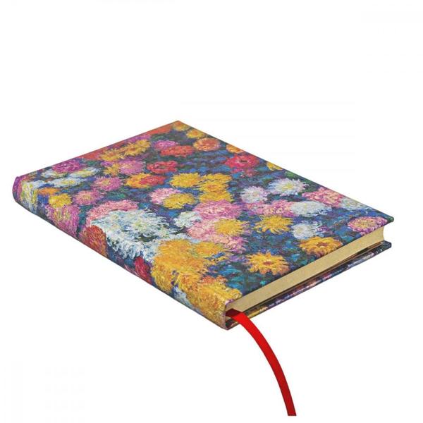 Imagem de Paperblanks Monets Chrysanthemums Capa Dura Midi Sem Pauta