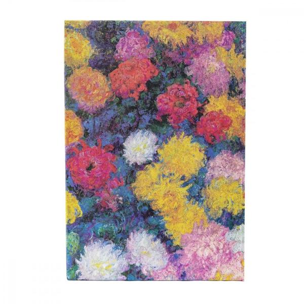 Imagem de Paperblanks Monets Chrysanthemums Capa Dura Midi Sem Pauta