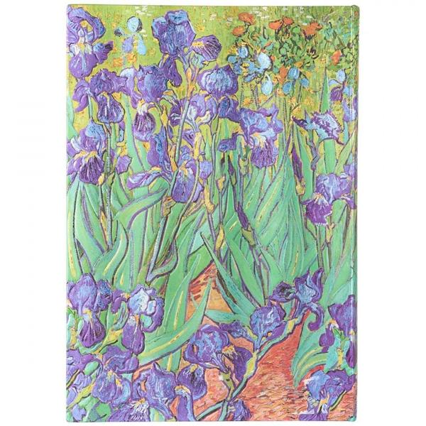 Imagem de Paperblanks Van Gogh's Irises Grande Capa Dura Sem Pauta