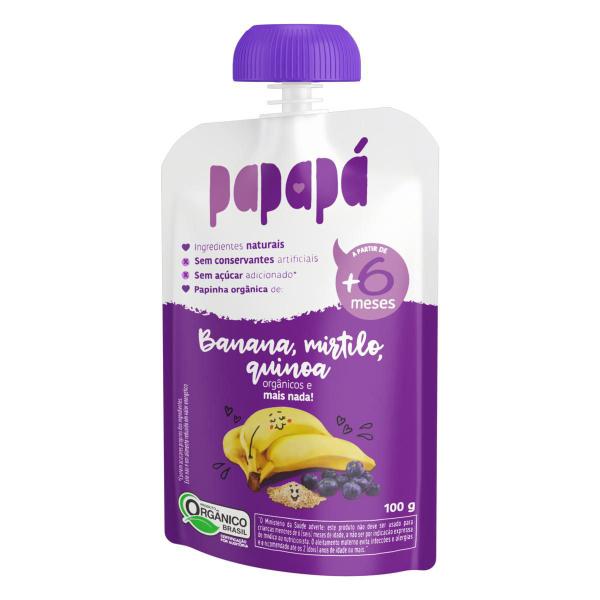 Imagem de Papinha Papapá Orgânica Banana Mirtilo E Quinoa 100G