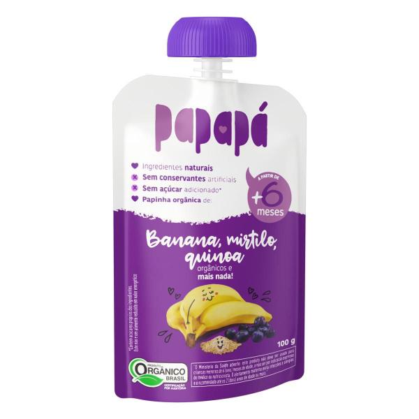 Imagem de Papinha Papapá Orgânica Banana Mirtilo E Quinoa 100G