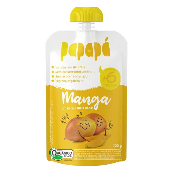 Papinha Papapá Orgânica Manga 100G Imagem de Papinha Papapá Orgânica Manga 100G