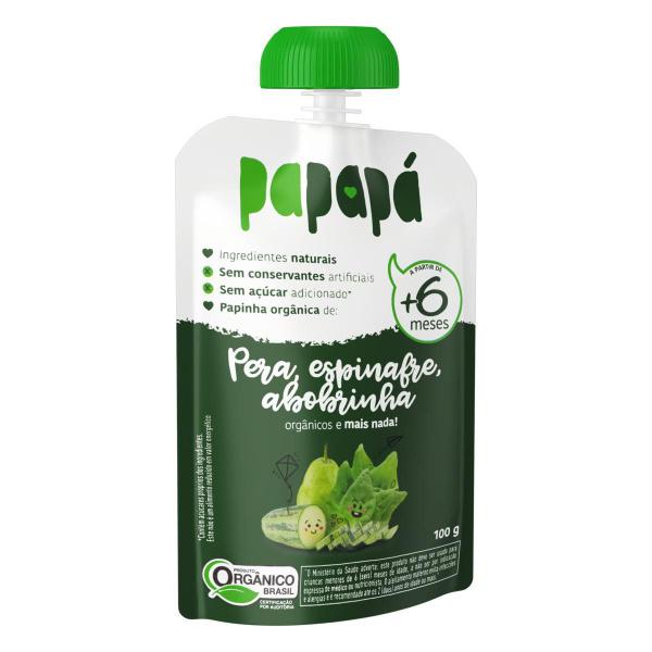 Papinha Papapá Orgânica Pera Espinafre Abobrinha 100G Imagem de Papinha Papapá Orgânica Pera Espinafre Abobrinha 100G