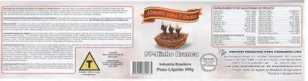 Papinha para Filhotes PP-Ninho Branca - 150g, 300g e 1 Kg - 150g - Protein Passaros Imagem de Papinha para Filhotes PP-Ninho Branca - 150g, 300g e 1 Kg - 150g