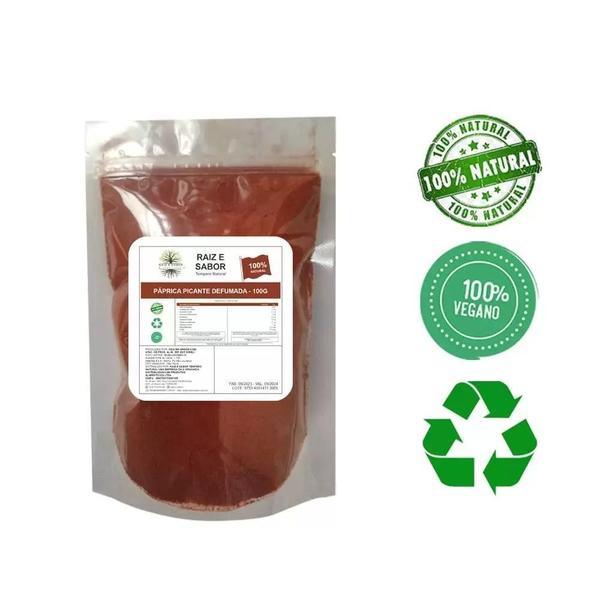 Páprica Defumada 100g - Sabor Rústico e Intenso - Raiz E Sabor Imagem de Páprica Defumada 100g - Sabor Rústico e Intenso