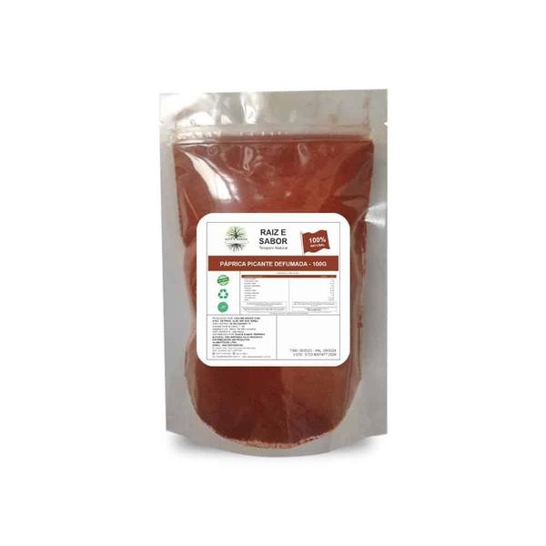 Páprica Defumada 100g - Sabor Rústico e Intenso - Raiz E Sabor Imagem de Páprica Defumada 100g - Sabor Rústico e Intenso