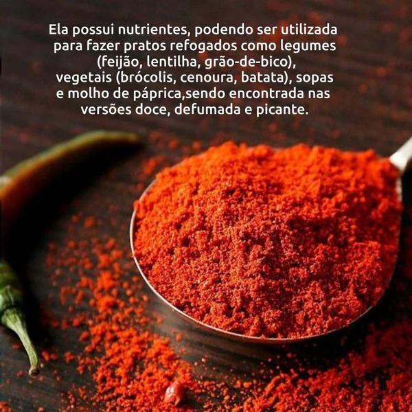 Paprica Defumada 500g, Raiz e Sabor Tempero Natural Imagem de Paprica Defumada 500g, Raiz e Sabor Tempero Natural