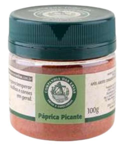 Imagem de Páprica Picante Companhia das Ervas 100g - Sabor Intenso