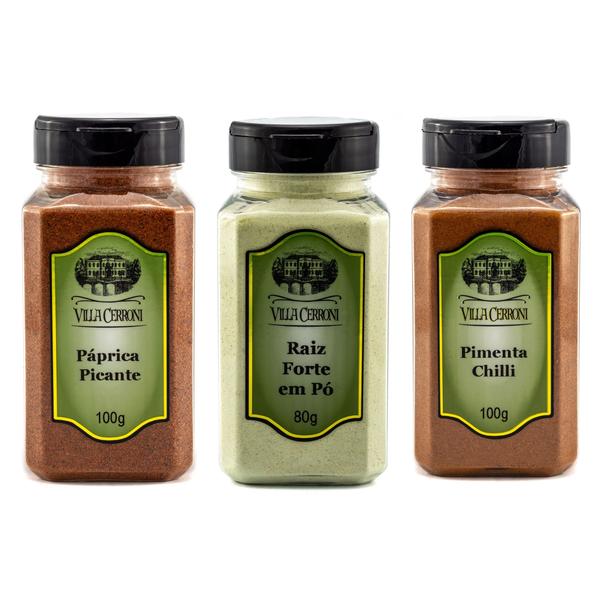 Páprica Picante, Raiz Forte em Pó, Pimenta Chilli - Villa Cerroni Imagem de Páprica Picante, Raiz Forte em Pó, Pimenta Chilli