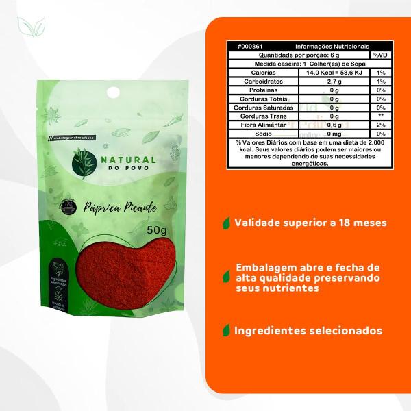 Imagem de Páprica Picante Sabor Autêntico Premium Pouch Kit 2 50g