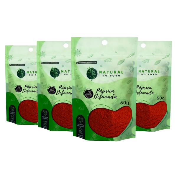 Imagem de Páprica Tempero Picante Qualidade Superior Premium Kit 4 Pouch 50g 