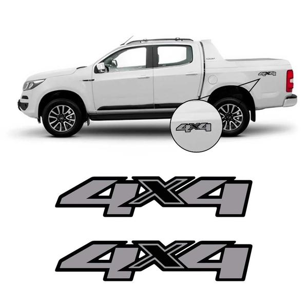 Par Adesivo 4x4 S10 2013 2014 2015 2016 2017 2018 2019 2020 - GID Adesivos Imagem de Par Adesivo 4x4 S10 2013 2014 2015 2016 2017 2018 2019 2020