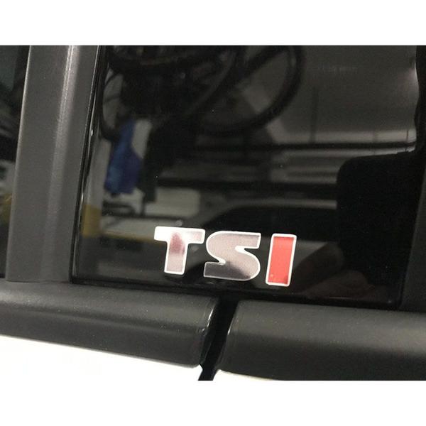 Imagem de Par Adesivos Emblema De Coluna Tsi Linha Volkswagen Up! 2017
