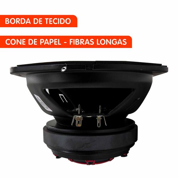 Par Alto Falante Medio Grave Corneta Hurricane Pro MBC690 6x9