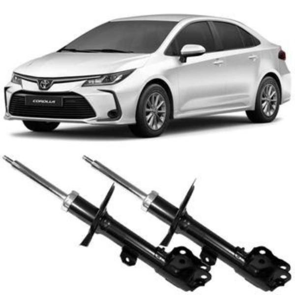 Imagem de Par Amortecedor Dianteiro Kayaba Toyota Corolla 2020 a 2024 (KITKY14)