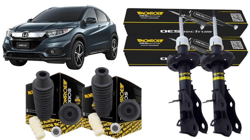 Imagem de Par Amortecedor + Kit Batente Honda Hrv 2015 2016 2017 2018