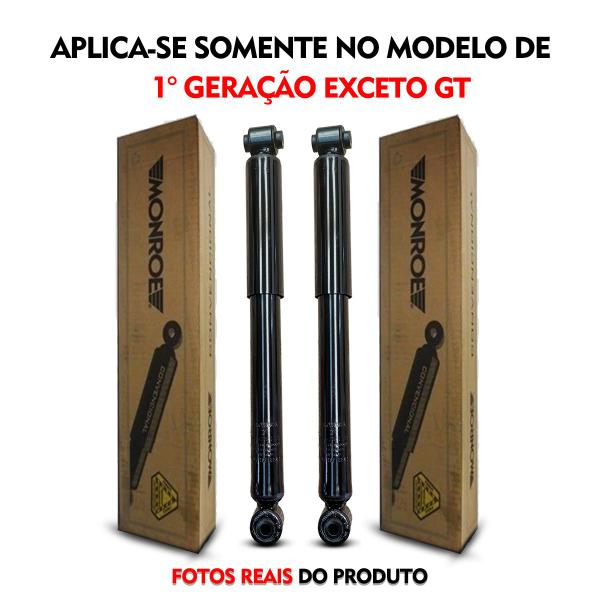 Imagem de Par Amortecedor Monroe + Batente Mola Traseiro Suspensão Traseira Peugeot 208 2013 2014 2015 2016 2017 2018 2019 2020