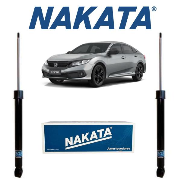 Imagem de Par Amortecedor Nakata Traseiro Honda Civic 2.0 G10 2017 2018