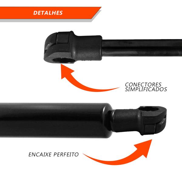 Imagem de Par Amortecedor Porta Malas Ford Fiesta 2002 a 2014 Mola a Gás Tiger Auto
