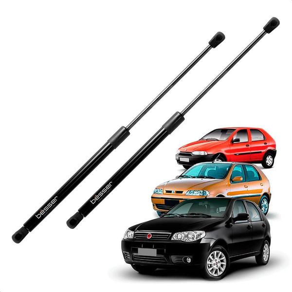 Par Amortecedor Tampa Traseira Fiat Palio 1996 97 98 À 2011 - BESSER Imagem de Par Amortecedor Tampa Traseira Fiat Palio 1996 97 98 À 2011