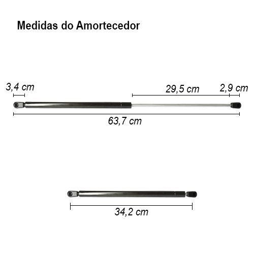 Imagem de Par Amortecedor Tampa Traseira Porta Malas Blazer Cinoy 1995 à 2013 YN-AMGM009