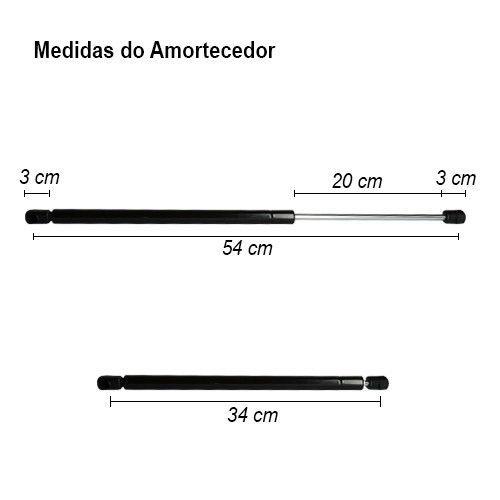 Imagem de Par Amortecedor Tampa Traseira Porta Malas Meriva Cinoy 2002 à 2012 YN-AMGM008