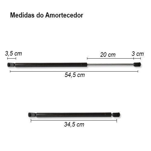 Imagem de Par Amortecedor Tampa Traseira Porta Malas Zafira Cinoy 2001 à 2012 YN-AMGM005