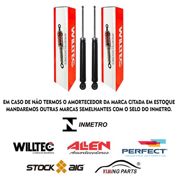 Par Amortecedor Traseiro Chery Tiggo 5x 2019 2020 2021 2022 - Willtec Imagem de Par Amortecedor Traseiro Chery Tiggo 5x 2019 2020 2021 2022