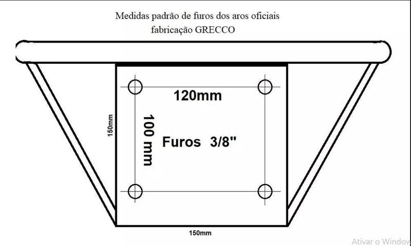 Imagem de Par Aro Basquete Oficial Retrátil Com Molas E Rede