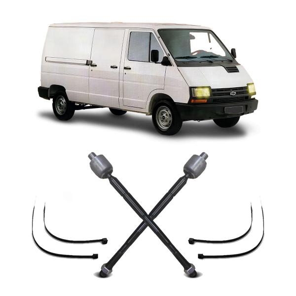 Imagem de Par Barra Braço Articulação Axial Dianteira Chevrolet Space Van 1992 1993 1994 1995 1996 1997 1998