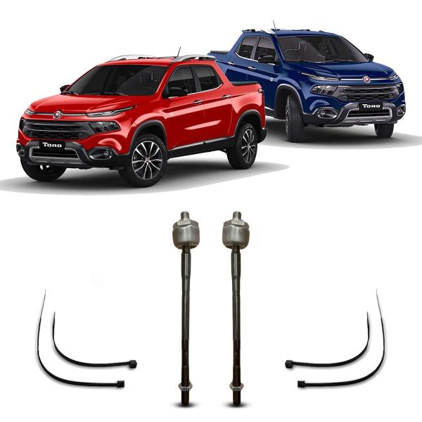 Imagem de Par Barra Braço Articulação Axial Suspensão Dianteira Fiat Toro 2016 2017 2018 2019 2020 2021