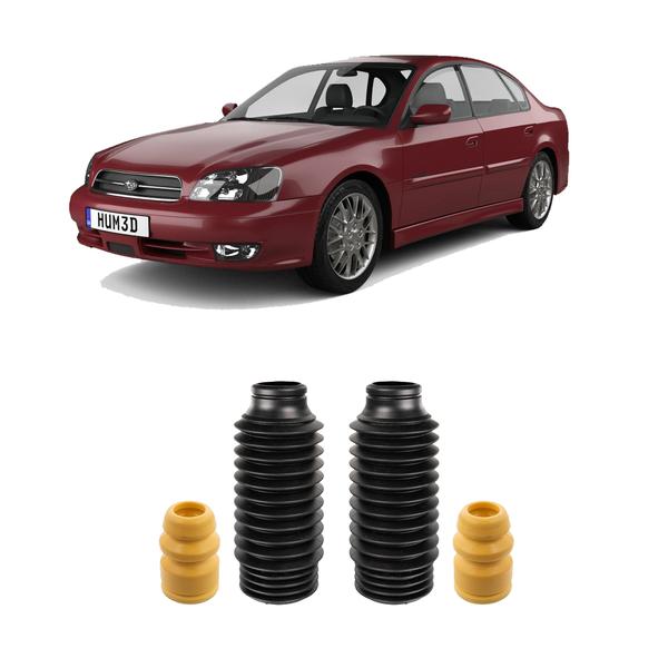 Imagem de Par Batente Guarda Pó Dianteiro Subaru Legacy 1998 1999 2000