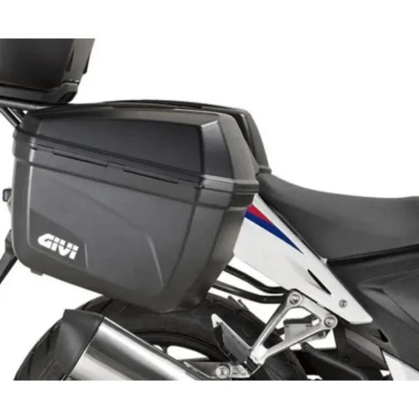 Imagem de Par Baú E22 Givi + Suporte Baú Lateral Honda Nc750x 2022+ Spto609 Scam