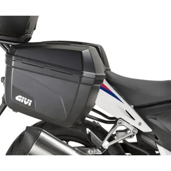 Imagem de Par Baú E22 Givi + Suporte Lateral Royal Enfield Scram 411