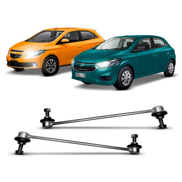 Imagem de Par Bieleta Barra Tirante Estabilizadora Suspensão Dianteira Chevrolet Onix 2013 2014 2015 2016 2017 2018 2019