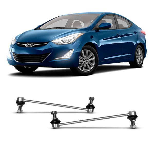 Imagem de Par Bieleta Barra Tirante Estabilizadora Suspensão Dianteira Hyundai Elantra 2011 2012 2013 2014 2015 2016