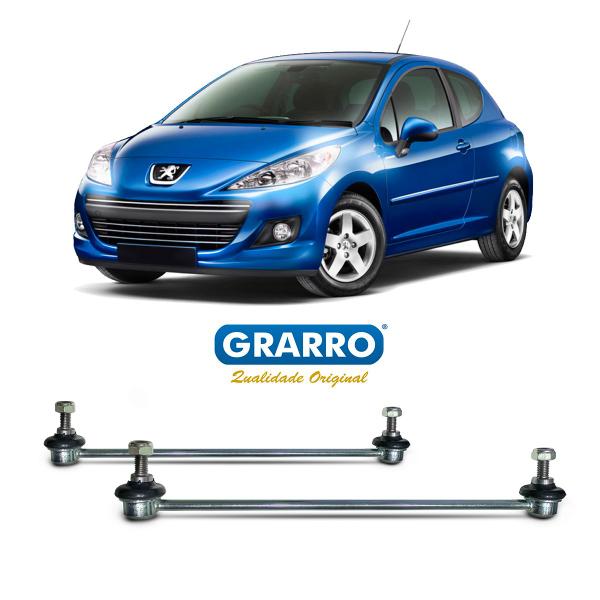 Imagem de Par Bieleta Barra Tirante Estabilizadora Suspensão Dianteira Peugeot 207 2008 2009 2010 2011 2012 2013 2014 2015